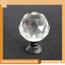 Venta al por mayor de alta calidad de bola de cristal cortina rod finial